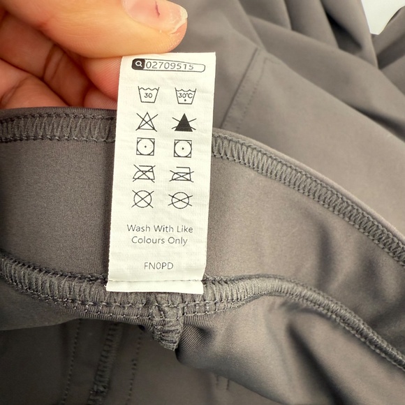 Halara Pants Women XL Tall Gray High Rise Wide Leg Stretch Pull On Comfy Buttons - Picture 8 of 13